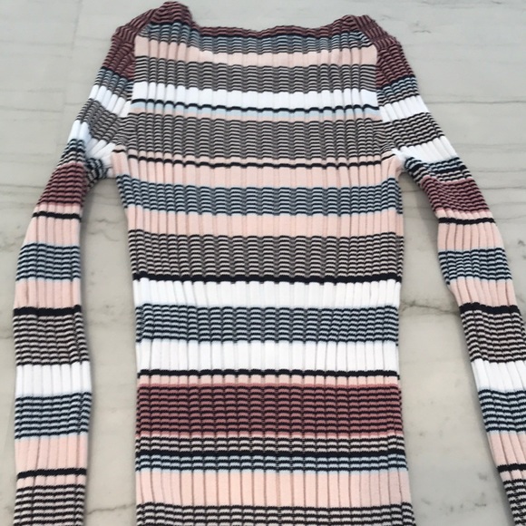 Elizabeth and james like new striped sweater size medium M - Picture 5 of 5